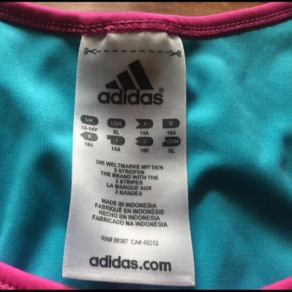 Adidas TechFit Multicolor Sports Bra - Picture 3 of 3